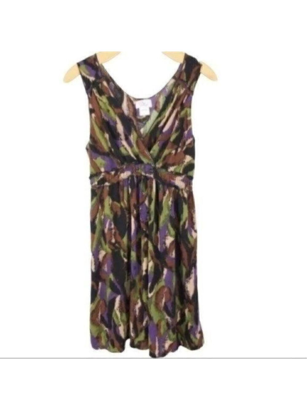Oh Baby By Motherhood 100% Rayon Sleeveless Maternity Dress Size Large